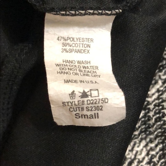 Sage black white chevron long top or tunic - Picture 11 of 11